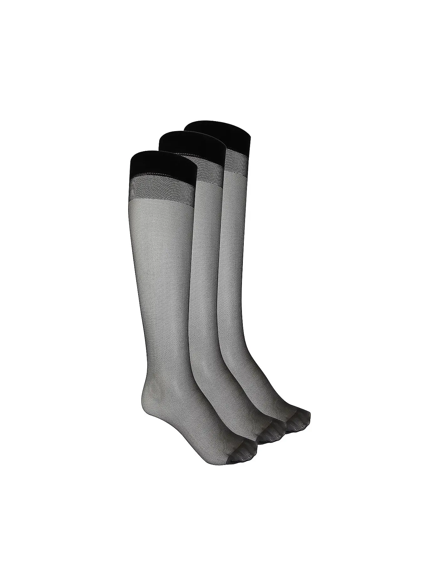 HUDSON | Kniestrümpfe 3-er Pkg. "Simply20" (Black) | 
